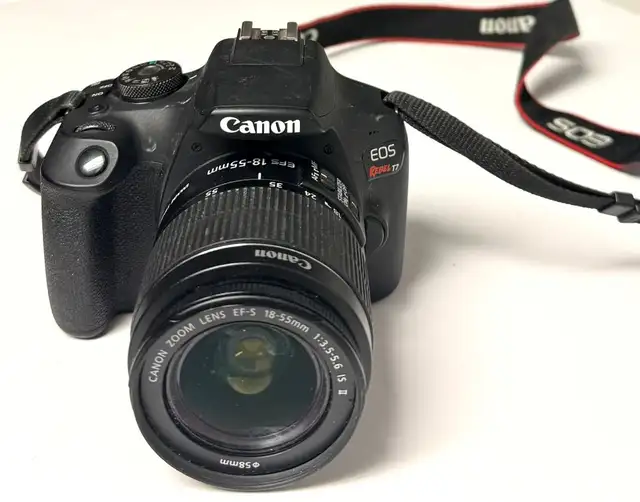 Canon EOS Rebel T7 24.1MP DSLR Camera with 18-55mm Lens Kit - Photo 2