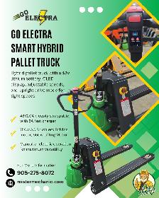 GO ELECTRA Smart Hybrid Pallet Truck (4,400 lb Capacity)