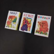 vintage 1960's children's card games- SNAP, OLD MAID, DONKEY