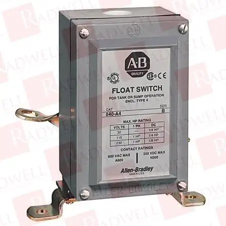 Allen Bradley 840A4 Automatic Float Switch 840A4 840A4FLOAT SWIT