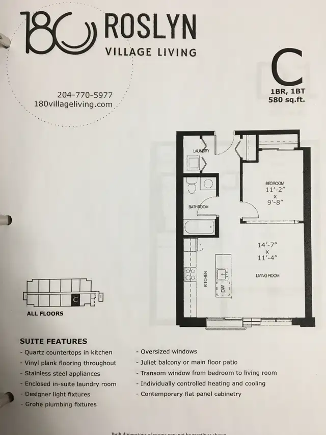 Modem 1 Bedroom Apartment in Osborne Village - Deposits Covered - Photo 9