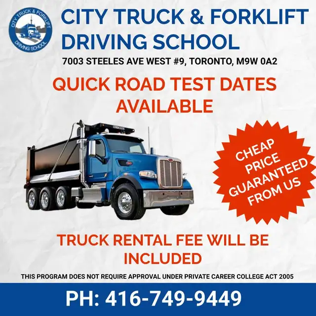 CITY TRUCK & FORKLIFT DRIVING SCHOOL - Photo 2