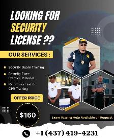 Are you looking to Become Security Guard in Ontario?