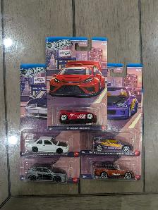 Set of 6 Hot Wheels Silver Series Compact Kings