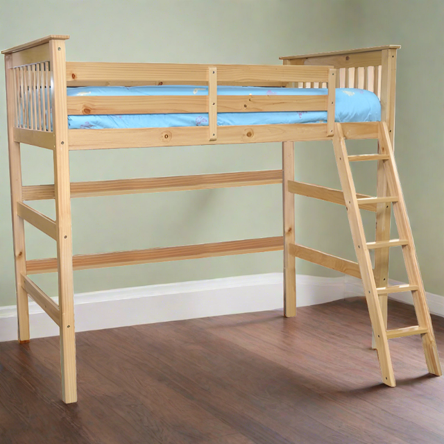 PREMIUM SOLID WOOD LOFT BEDS WITH STAIRS & LADDER FOR KIDS - Photo 7