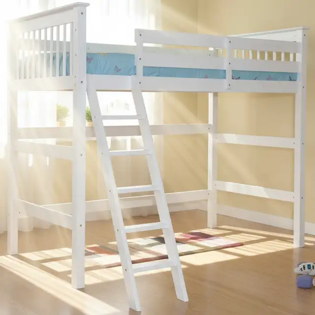 PREMIUM SOLID WOOD LOFT BEDS WITH STAIRS & LADDER FOR KIDS - Photo 8