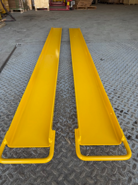 Extensions for Forklift use Forklift Loading Extensions Steel
