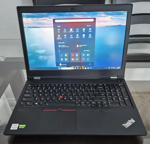 ThinkPad-P15 i7 10th 48GB 750GB 1000T GPU 4GB  15' HD Win 11 Pro