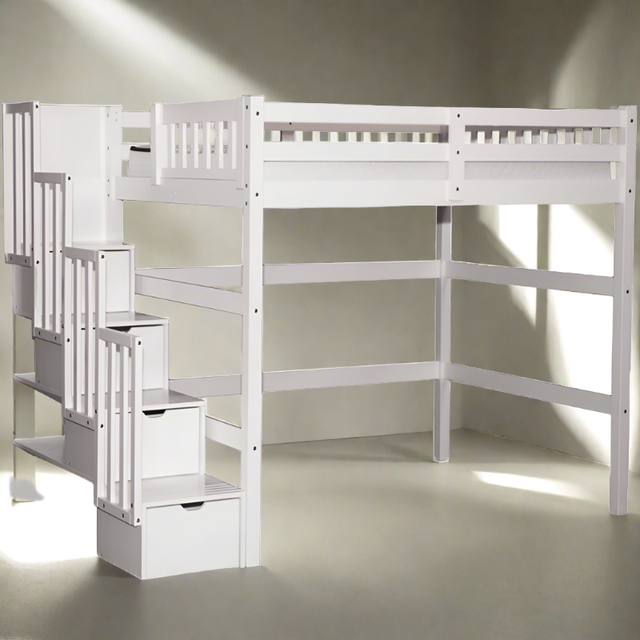 STRONG & DURABLE HIGH & LOW LOFT BEDS FOR KIDS, TEENS & ADULTS