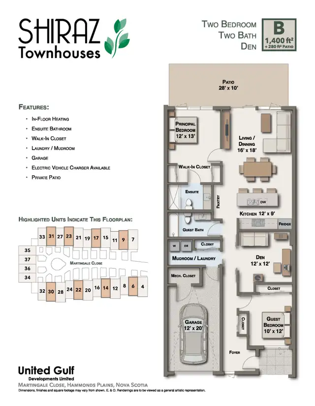 PET FRIENDLY. 2 bdrm den. in-house garage. Shiraz 50  community - Photo 2