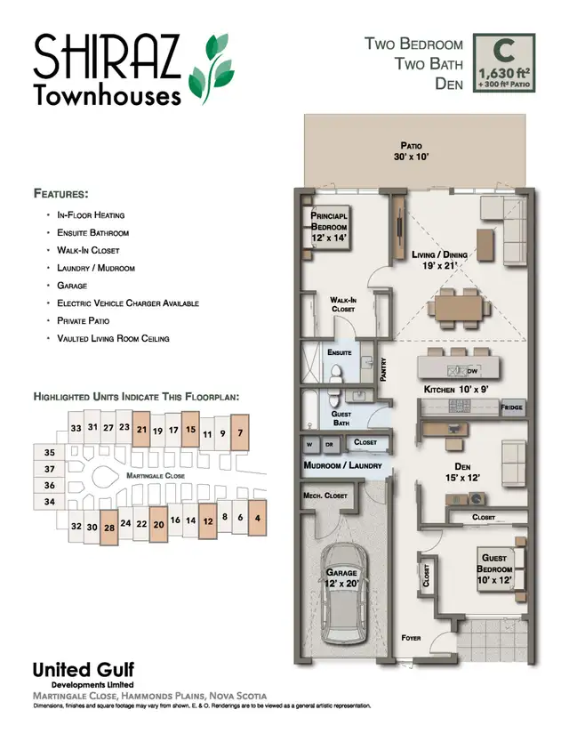PET FRIENDLY. 2 bdrm den. in-house garage. Shiraz 50  community - Photo 6
