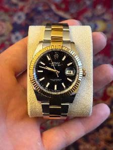 2023 Rolex Datejust 41 Two-ToneBlack Dial