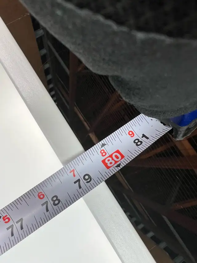 Free delivery used White 6-Shelf Bookshelf - Photo 9