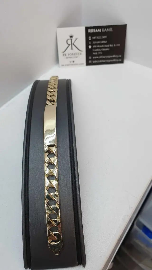 10k yellow gold bracelet # 365_5 - Photo 2