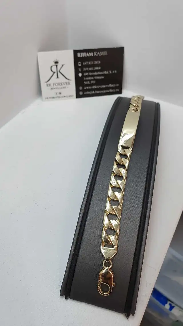 10k yellow gold bracelet # 365_5 - Photo 3