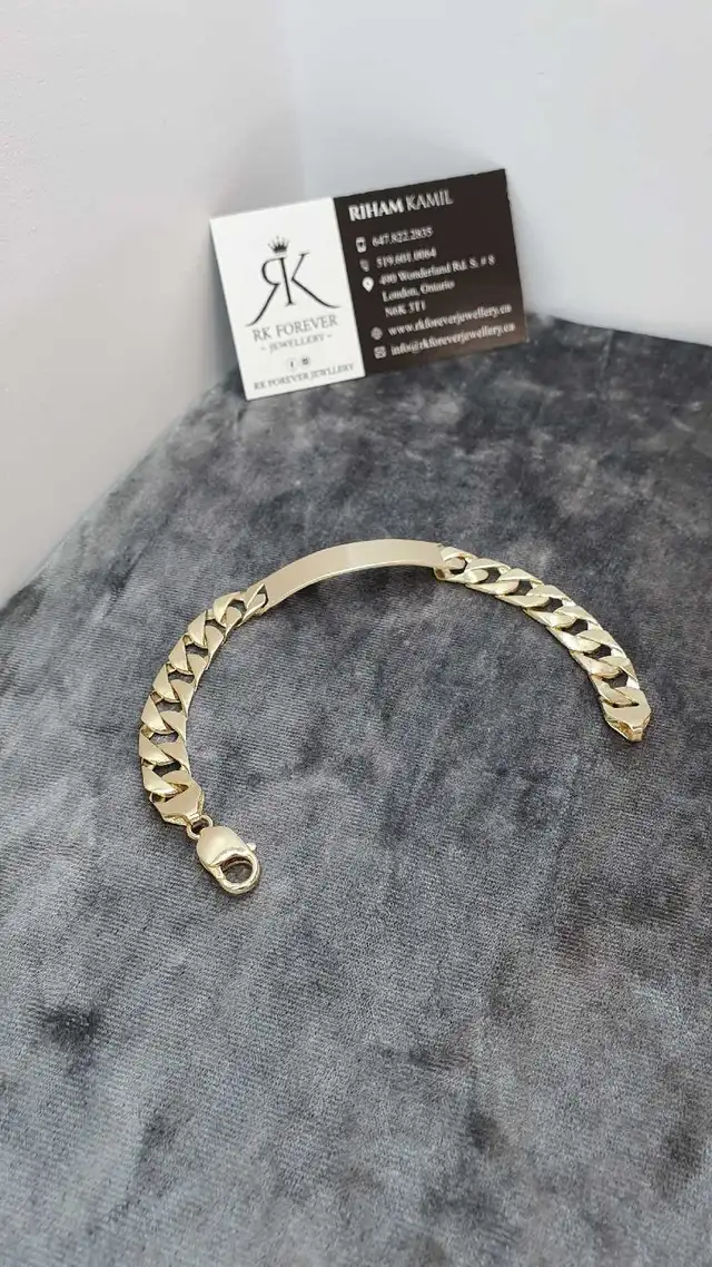 10k yellow gold bracelet # 365_5 - Photo 4
