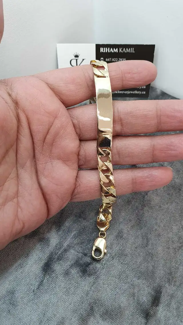 10k yellow gold bracelet # 365_5 - Photo 5