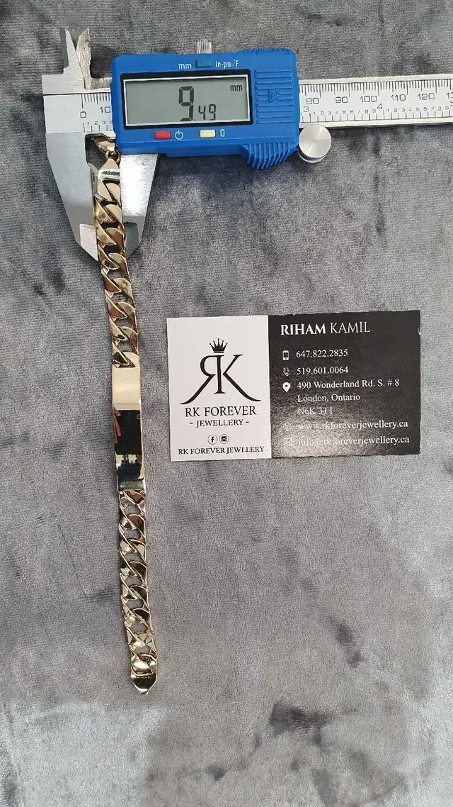 10k yellow gold bracelet # 365_5 - Photo 7