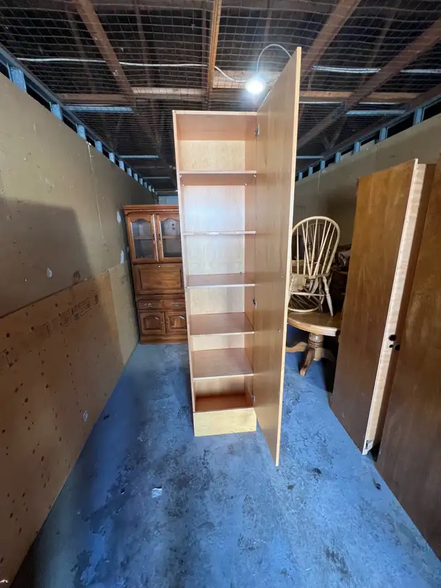 Free delivery used Tall Wooden Cabinet - Photo 3