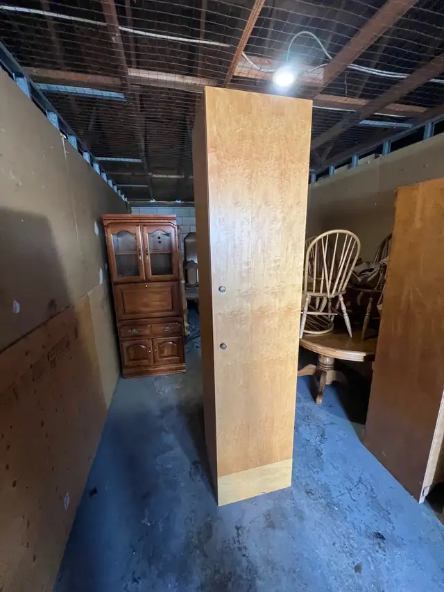 Free delivery used Tall Wooden Cabinet - Photo 5