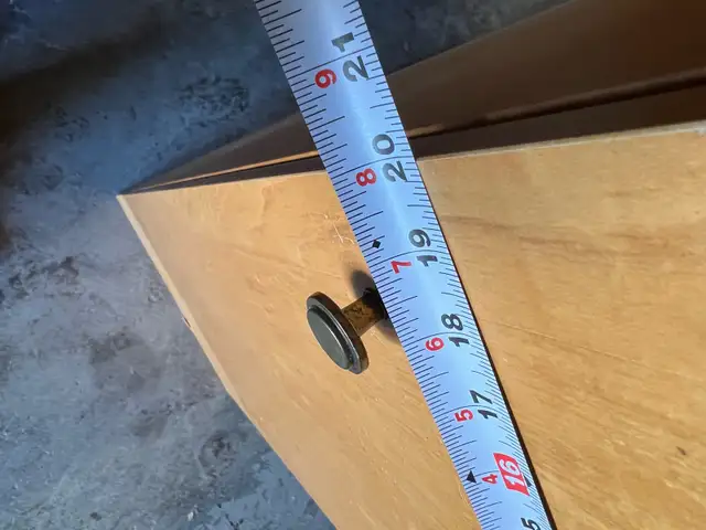 Free delivery used Tall Wooden Cabinet - Photo 6