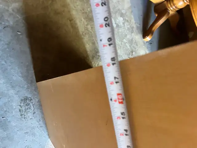 Free delivery used Tall Wooden Cabinet - Photo 8