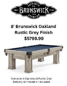 Oakland Pool Table By Brunswick - Family Recreation Store