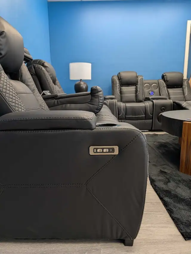 Black Elegance Reclining set CLEARANCE - Photo 4