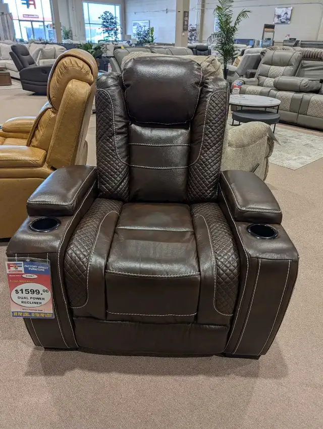 Black Elegance Reclining set CLEARANCE - Photo 7