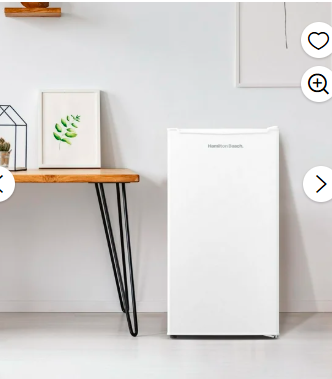 Hamilton Beach 3.3 Cu. Ft. Compact Refrigerator – White!