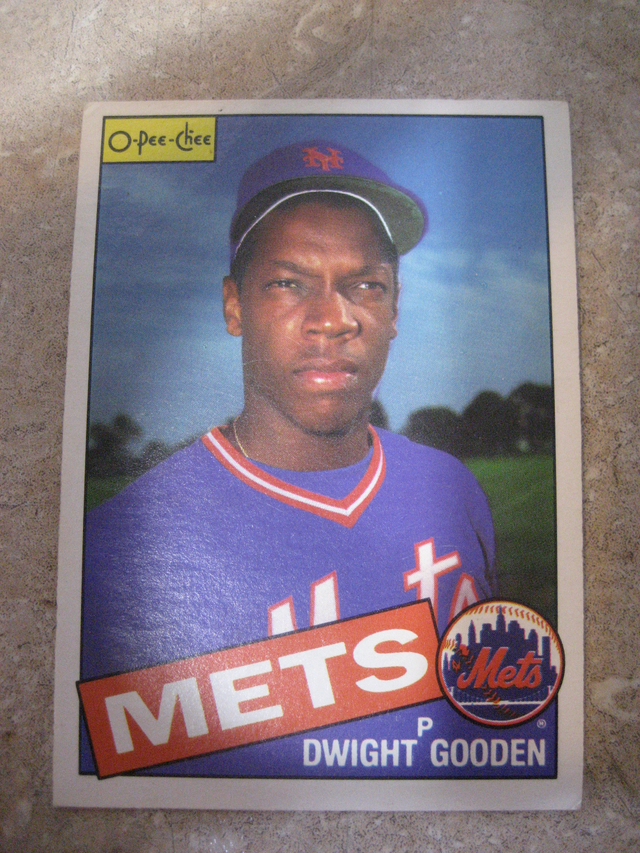 1985 O-Pee-Chee # 41 Dwight Gooden Rookie Card