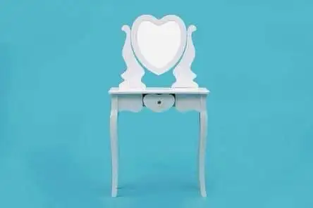 SPECIAL,Heart ❤️ Shaped Makeup Vanity Table On Special  NO STOOL