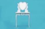 SPECIAL,Heart ❤️ Shaped Makeup Vanity Table On Special  NO STOOL