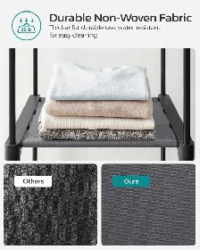 SONGMICS Portable Fabric Wardrobe Closet – Gray - Photo 6