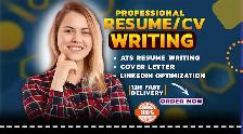 RESUME WRITING, COVER LETTER, LINKEDIN PROFILE - GET HIRED TODAY