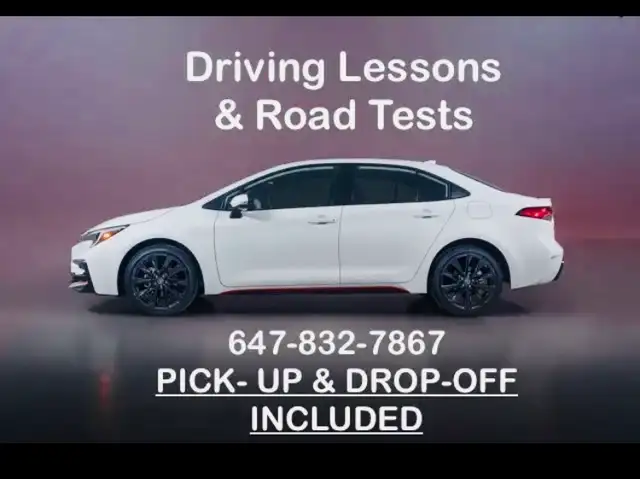 Driving lessons / Early Road Test Booking / Drive Test