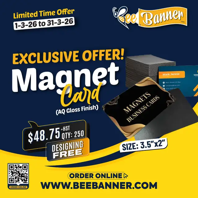 Exclusive Offer – Custom Magnet Business Cards