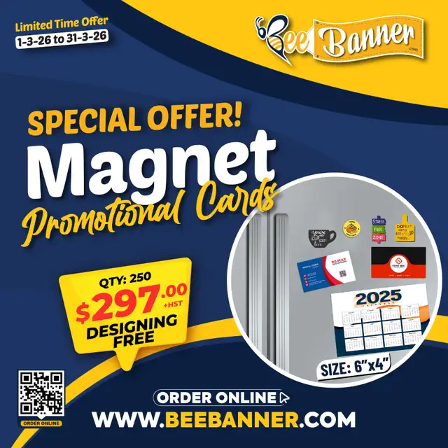 Special Offer – Custom Magnet Promotional Cards