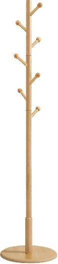 VASAGLE Freestanding Coat Rack – Natural Beige