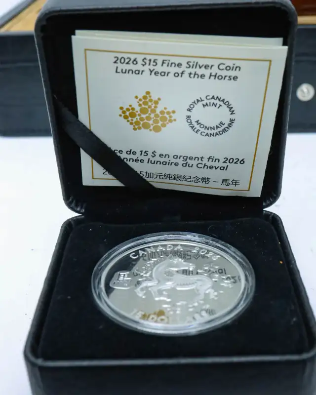 2026 Royal Canadian Mint Lunar Year of the Horse $15 Silver Coin - Photo 4