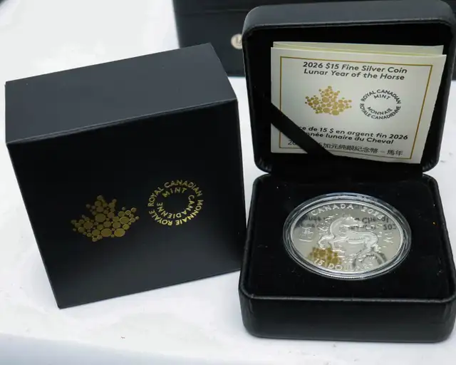 2026 Royal Canadian Mint Lunar Year of the Horse $15 Silver Coin - Photo 5