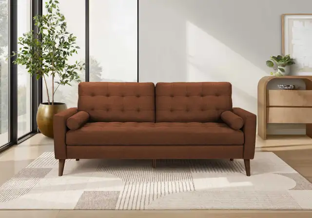 NEUF Fauteuil , causeuse ou sofa en tissu ou cuir ( 4 couleurs) - Photo 4