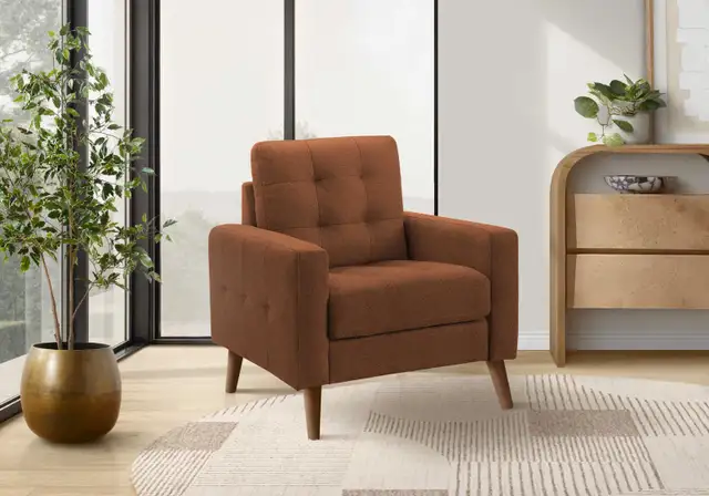 NEUF Fauteuil , causeuse ou sofa en tissu ou cuir ( 4 couleurs) - Photo 5