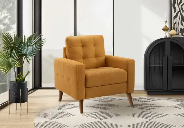 NEUF Fauteuil , causeuse ou sofa en tissu ou cuir ( 4 couleurs) - Photo 7