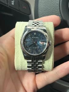 2008 Rolex Datejust 36 Rare Computer Dial