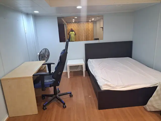 Single large bedroom basement unit for rent at DVP and 401 - Photo 3