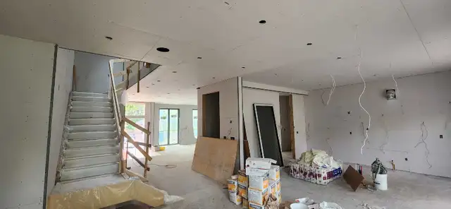 Drywall & Taping, Popcorn ceiling removal crew - Photo 4