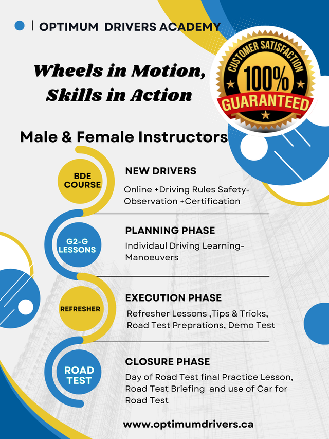 Driving Lessons from Experienced Driving Instructor-Mississauga