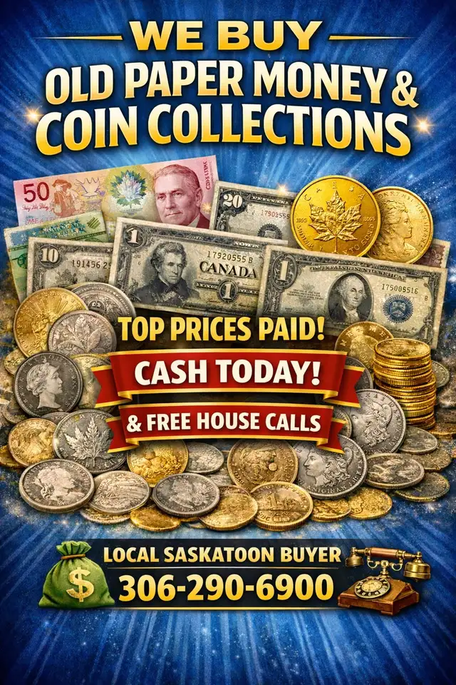 Wanted old paper money & coin collections