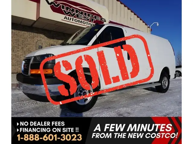 2023 GMC Savana Cargo Van CARGO VAN STILL LIKE NEW VERY LOW KMS!